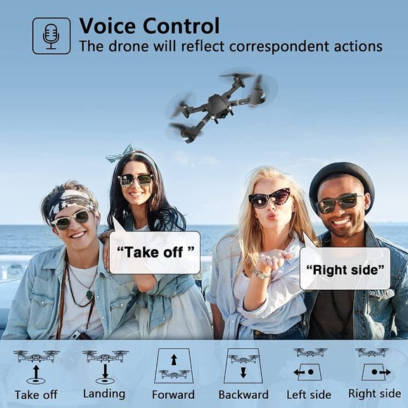 NIB ATTOP X-PACK 18 Foldable Drone with Camera FHD 1080p, Night Black - Picture 4 of 14